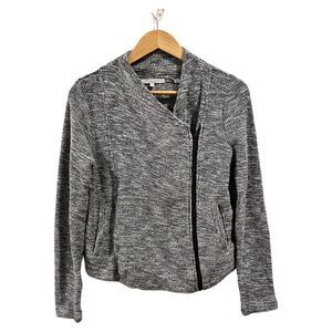 Bella Lux asymetrical  Moto Cardigan Jacket Size Small